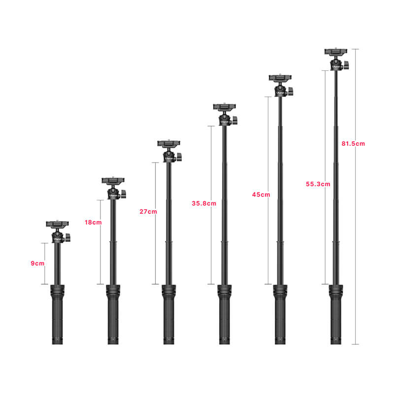  Ulanzi MT-34 selfiestang & ministativ 81,5 cm med mobilholder Rask levering fra Sverige.