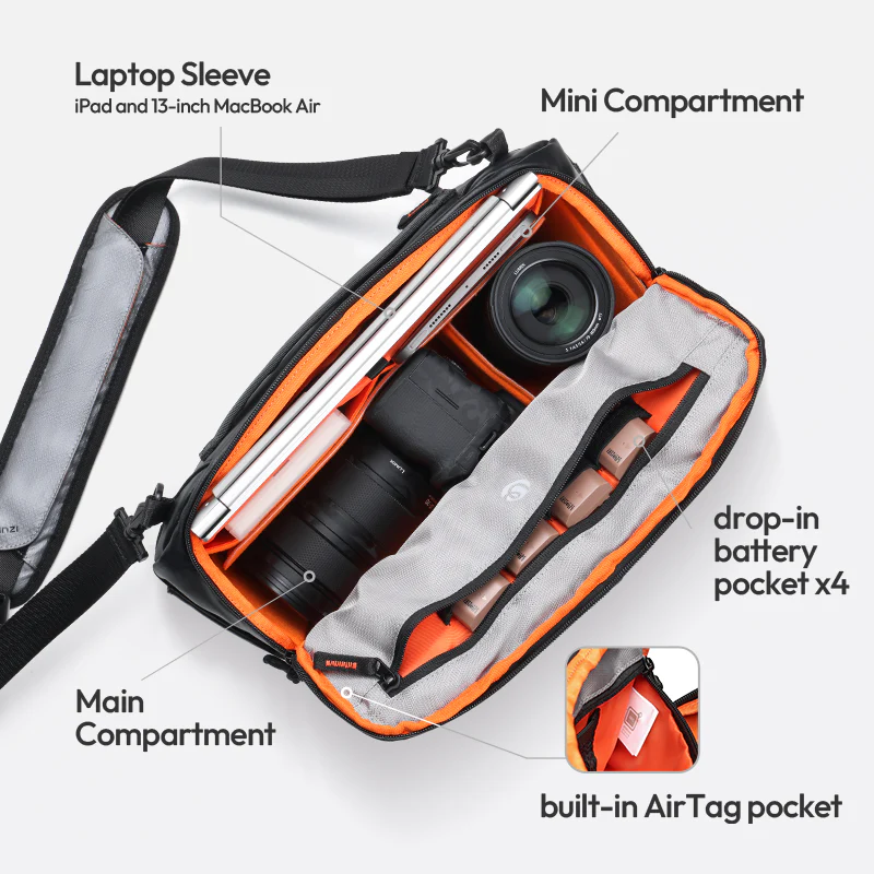  Ulanzi SU02 13L Hoshino crossbody-veske B163 Rask levering fra Sverige.