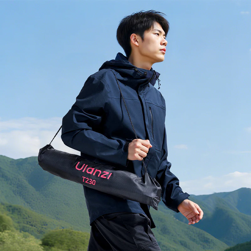  Ulanzi T230 – portabelt lysstativ i karbonfiber 230 cm med vendbare ben Rask levering fra Sverige.