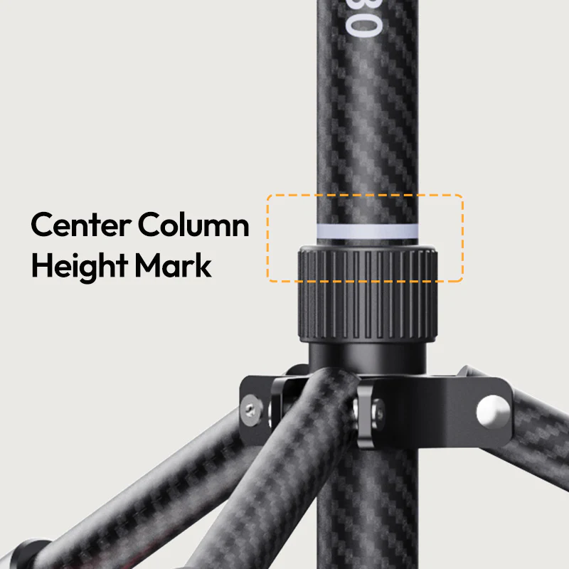  Ulanzi T230 – portabelt lysstativ i karbonfiber 230 cm med vendbare ben Rask levering fra Sverige.