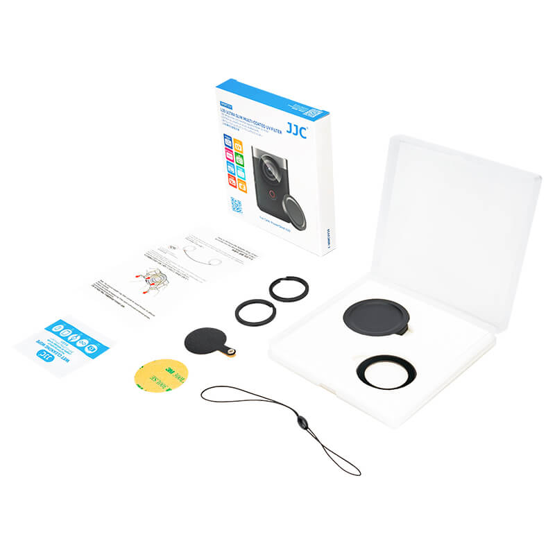 JJC JJC L39 Slim UV-filter & objektivdeksel for Canon Powershot V10