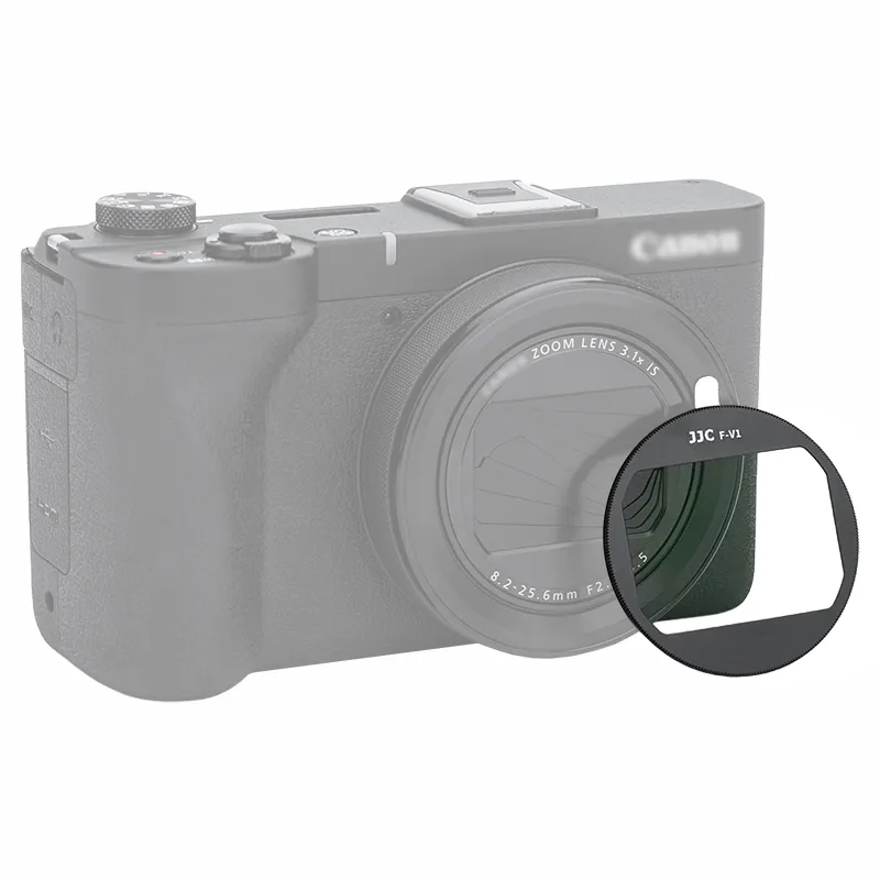 JJC UV-filter Ultra Slim för Canon PowerShot V1 Rask levering fra Sverige.